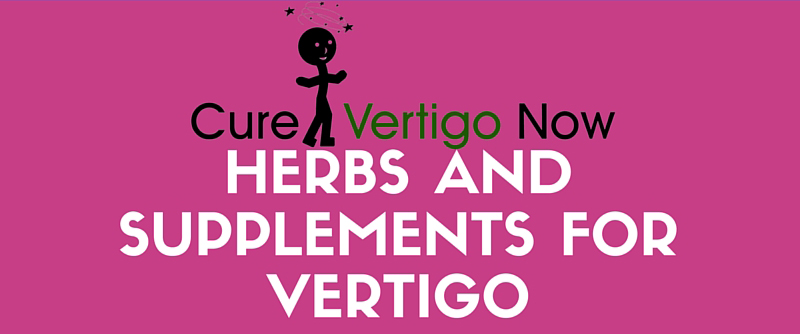 supplements for vertigo